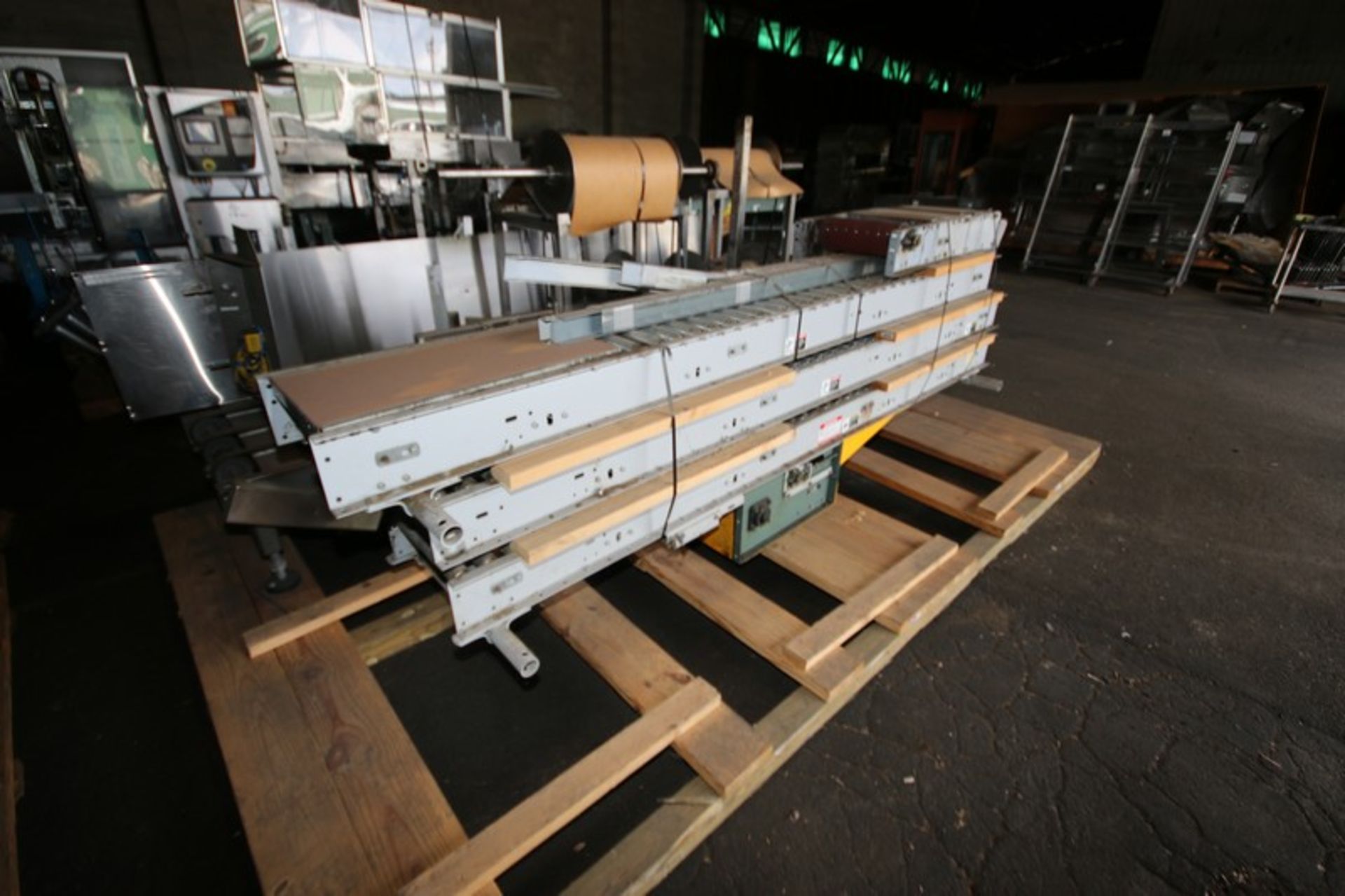 Lot of (4) Sections of Hytrol 15" W Skate Conveyor (3) Sections 10' L & (1) Section 3' L (INV# - Image 3 of 4