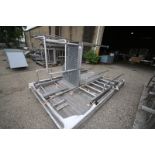 Aprox. 5' L x 42" W x 65" H S/S Tank Operator's Platform with Safety Rail, Plastic Grating, Includes