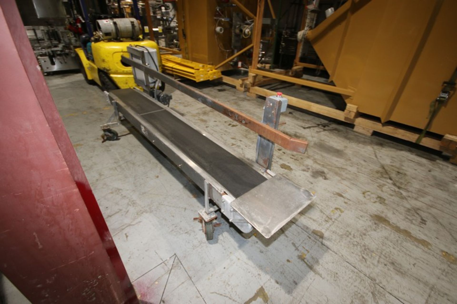 Chantland S/S Portable Power Belt Conveyor, Model 4201, S/N 39282, Overall Dims.: Aprox. 125" L x - Image 3 of 6