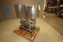 Waukesha Portable Positive Displacement Pump, Model 060, SN 271655 with 2.5 L CT Head, Baldor 5 hp /