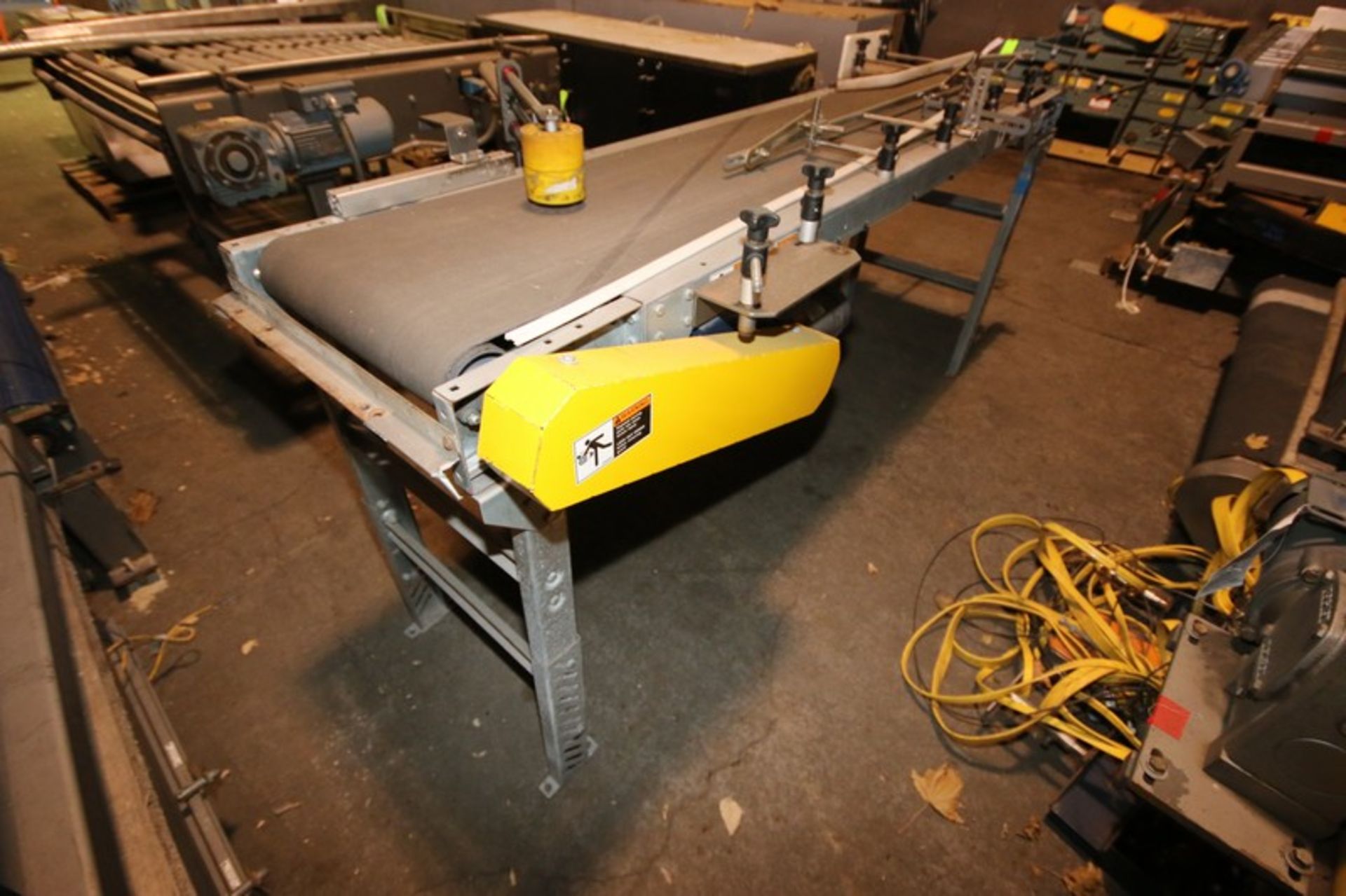 Straight Section of Power Conveyor, with Leeson 1/2 hp Motor, Overall Dims.: Aprox. 97" L x 4' W x - Image 3 of 6