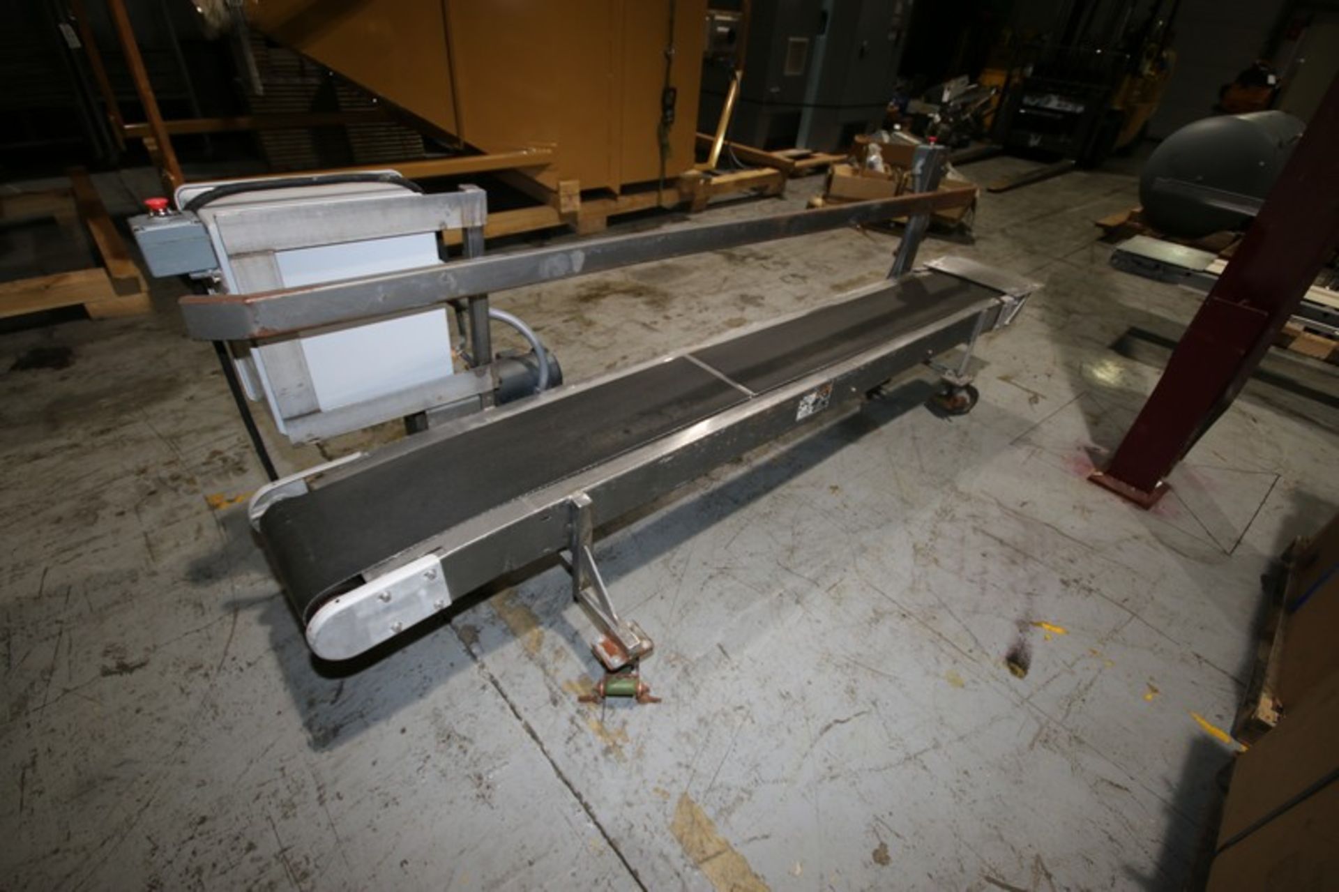 Chantland S/S Portable Power Belt Conveyor, Model 4201, S/N 39282, Overall Dims.: Aprox. 125" L x - Image 4 of 6