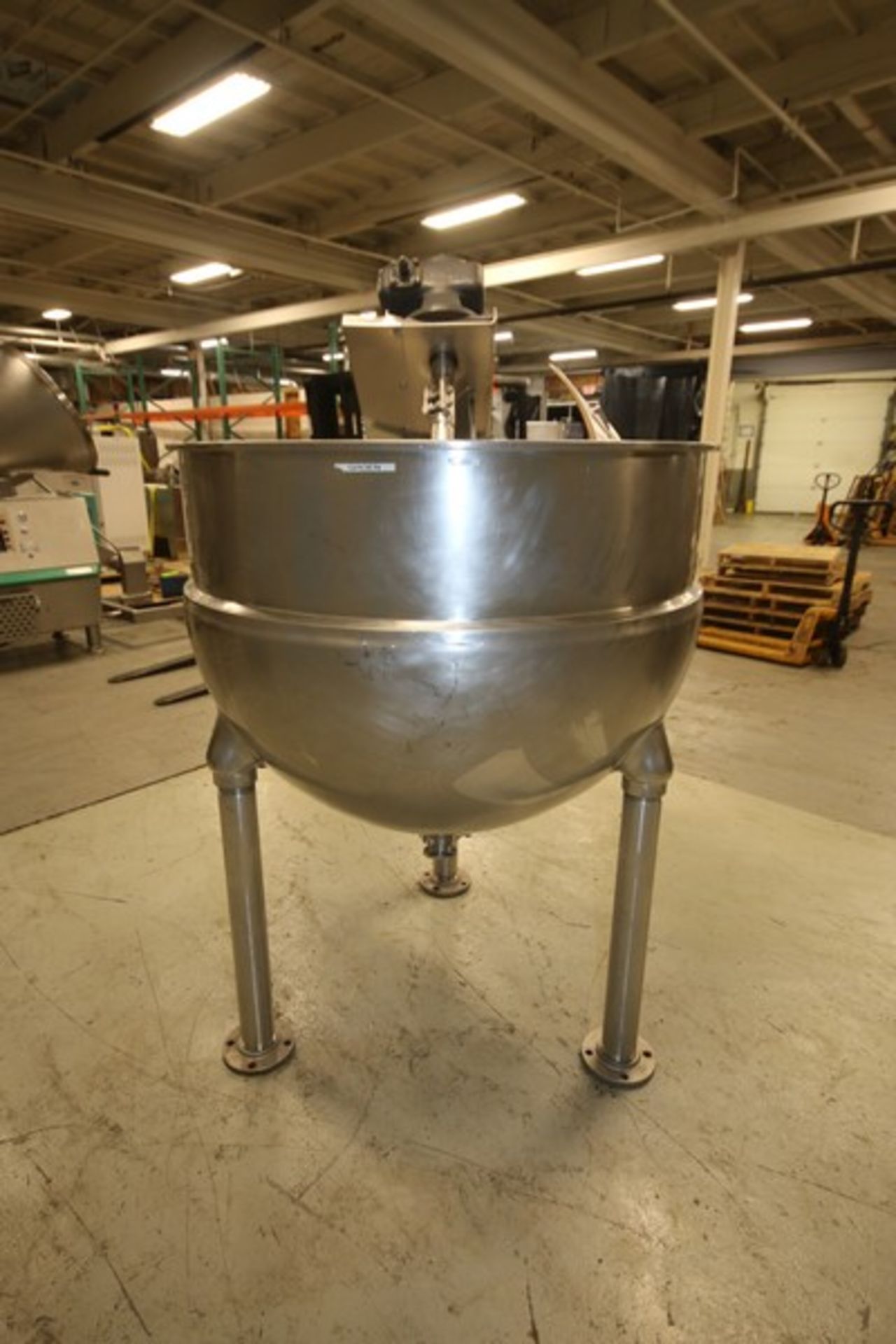 Groen 200 Gal. S/S Jacketed Kettle, Model INA / 2-200, SN 1978, BN 88764, with Scrape Surface Off-