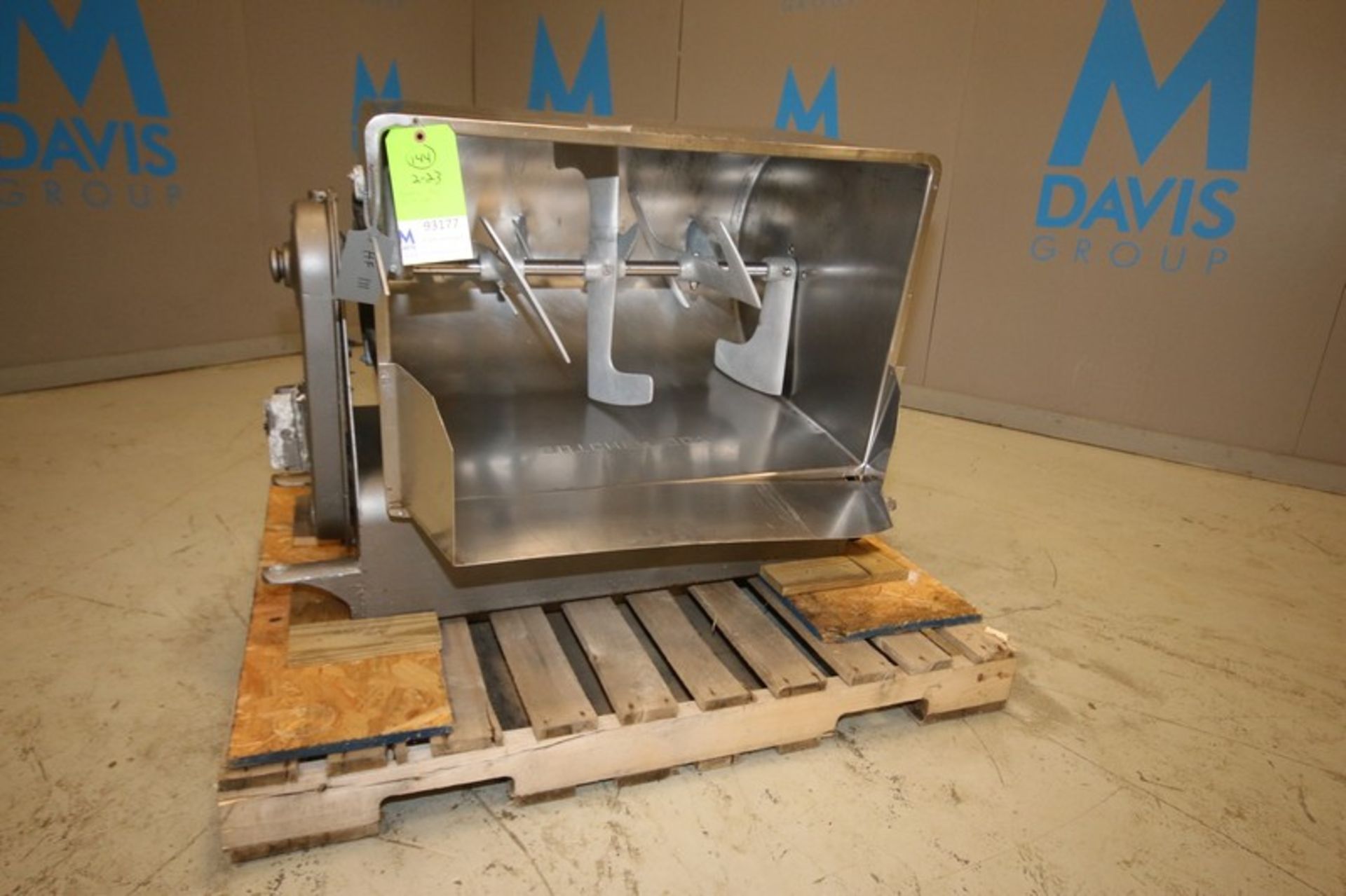 Butcher Boy 31" L x 20" W x 23" D Horizontal S/S Meat Mixer, Possibly Model 150, with Casters, (