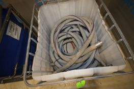 Tote with Assortment of 2" Transfer Hose, Mostly Clamp Type (INV#87053)(Located @ the MDG Auction