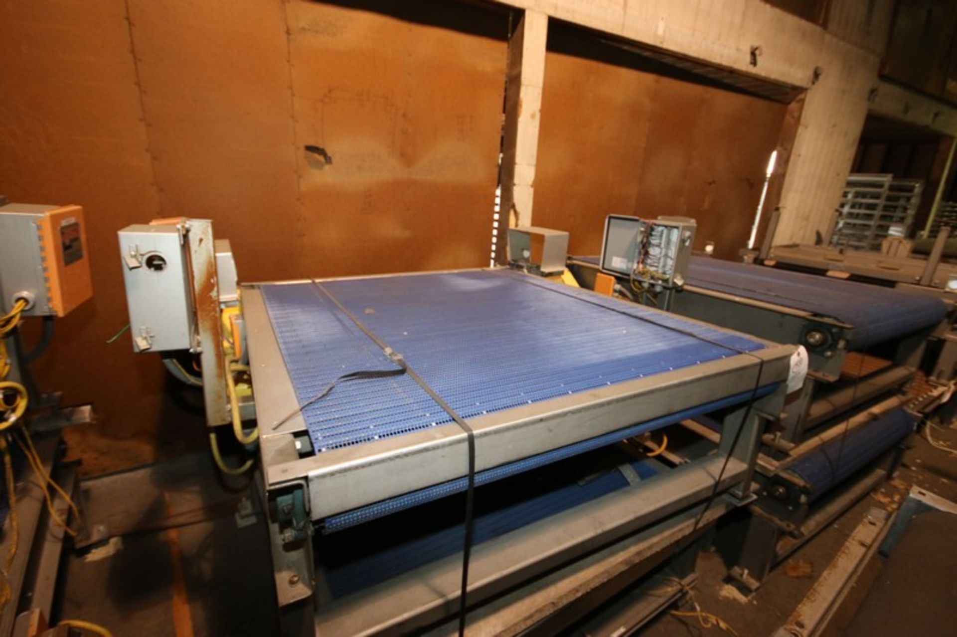 6-Sections of H&CS Conveyors, Overall Dims.: Aprox. 60" L x 64" W x 36" H, with Plastic Blue Belt, - Image 4 of 7