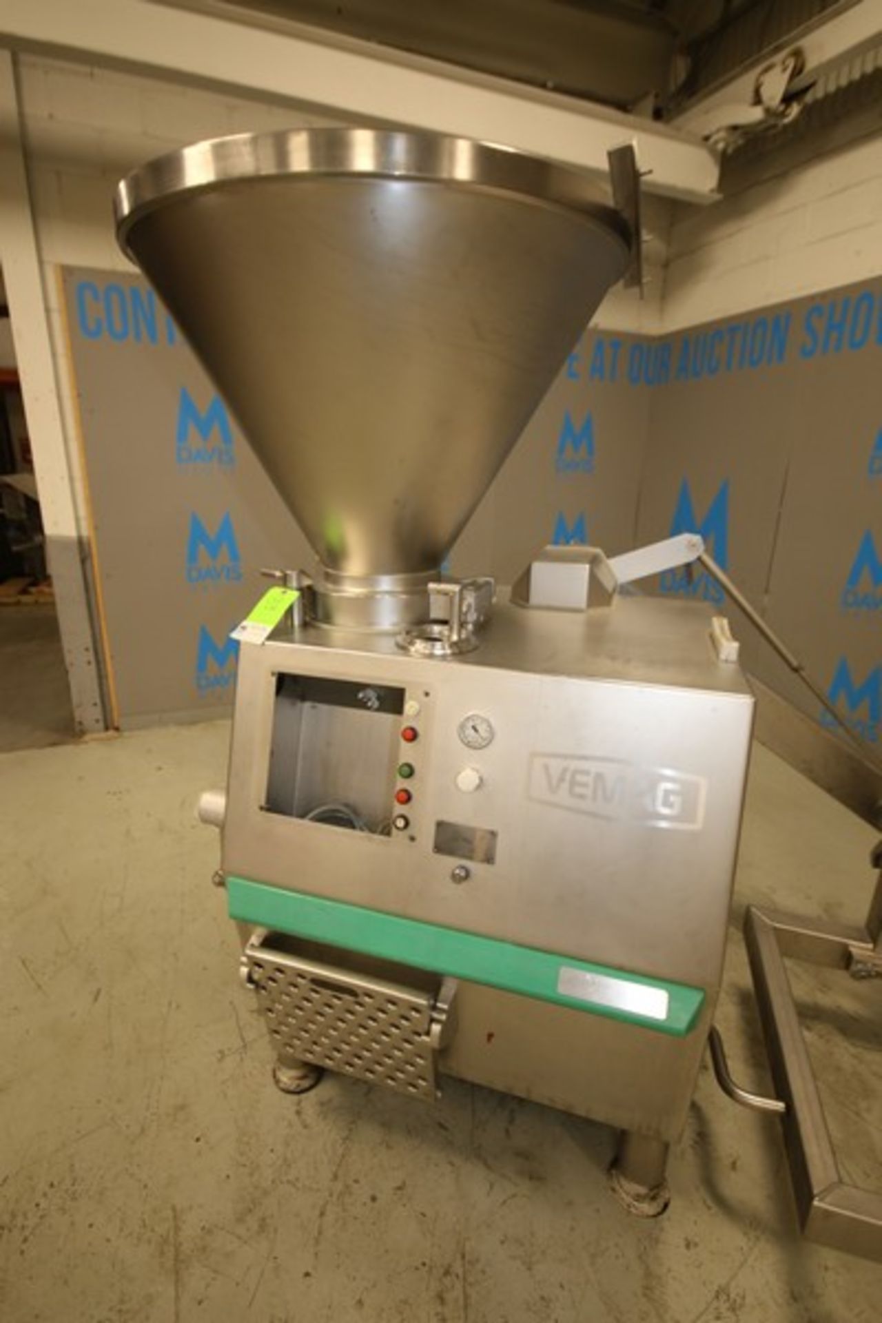 Vemag S/S Vacuum Stuffer, Model Robot HP 10C, SN 142 1286, Type 142/250 B-1, (Note: Not Complete, - Image 2 of 14