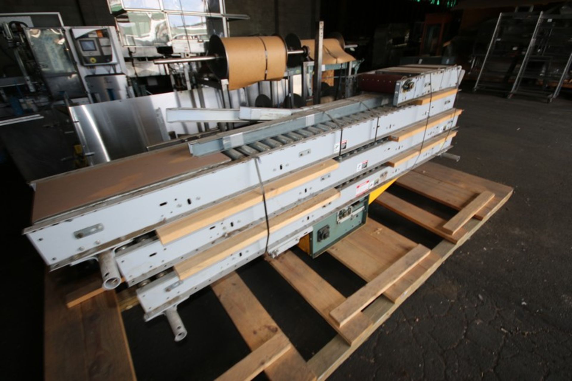 Lot of (4) Sections of Hytrol 15" W Skate Conveyor (3) Sections 10' L & (1) Section 3' L (INV# - Image 4 of 4