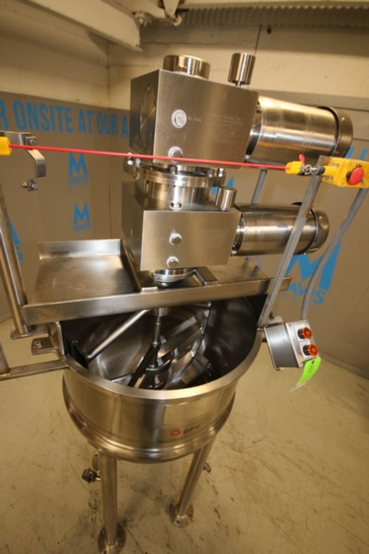 2010 Lee 60 Gal. Jacketed S/S Kettle, Model 60DA, SN 62050-1, BN 11873, with Dual Motion Vertical - Image 3 of 10