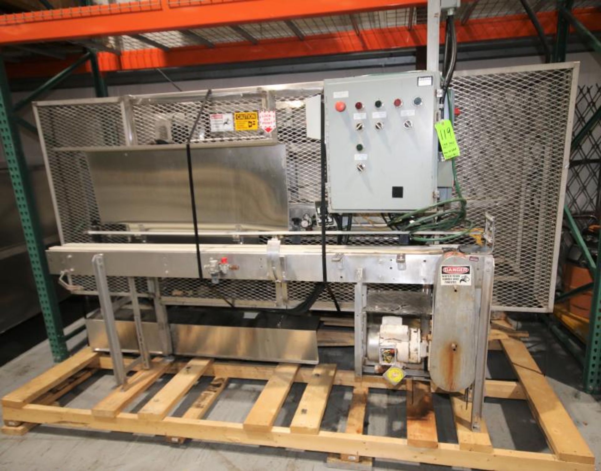 Vector Dynamics S/S Case Sealer, Model VDS-100, with 12" W Belt, Nordson Gluer, with Controls - Image 7 of 10