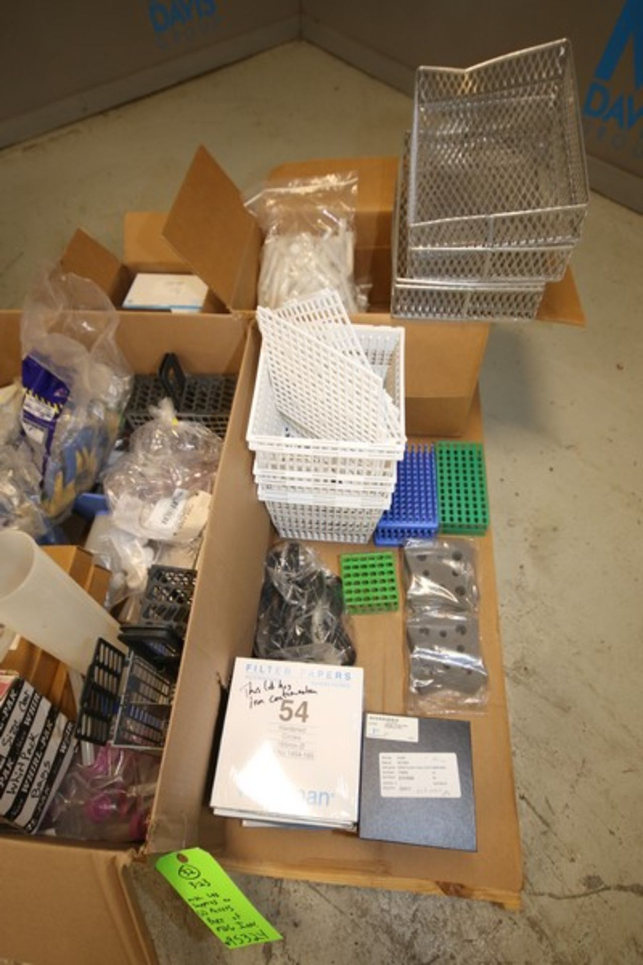 Lot of (2) Pallets of Lab Supplies Including Racks - Image 5 of 5