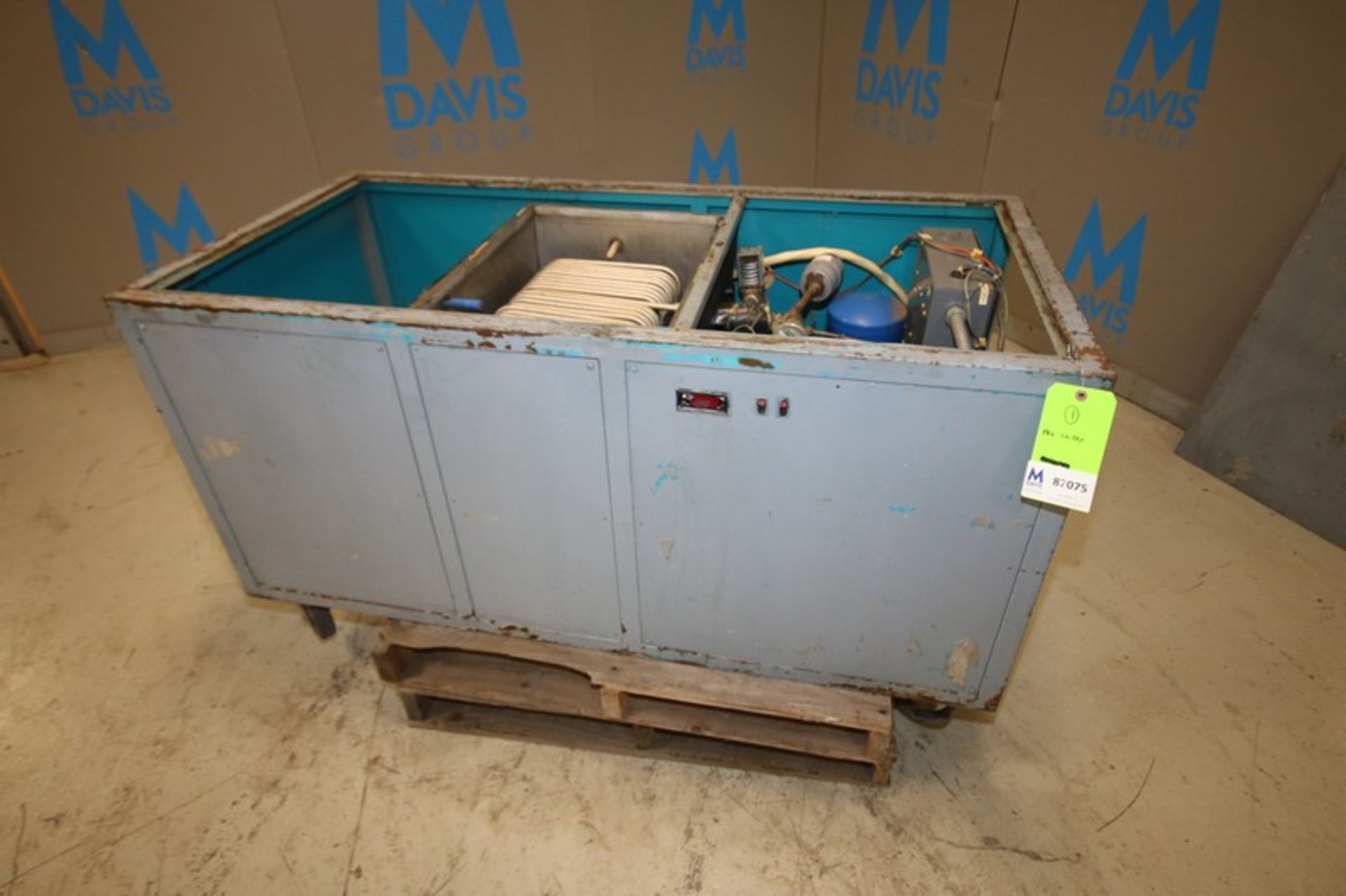 5' L x 30" W x 27" Portable Package Chiller Unit, with Maneurop Freon Compressor Model CMTW641, SN