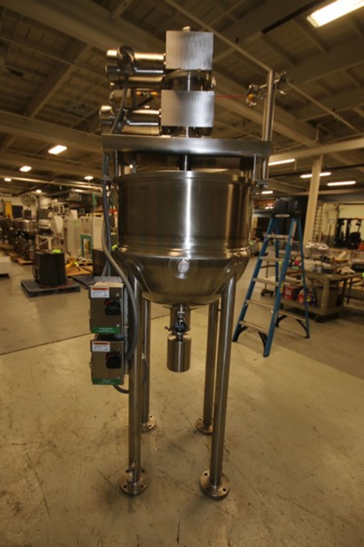 2010 Lee 60 Gal. Jacketed S/S Kettle, Model 60DA, SN 62050-1, BN 11873, with Dual Motion Vertical - Image 5 of 10