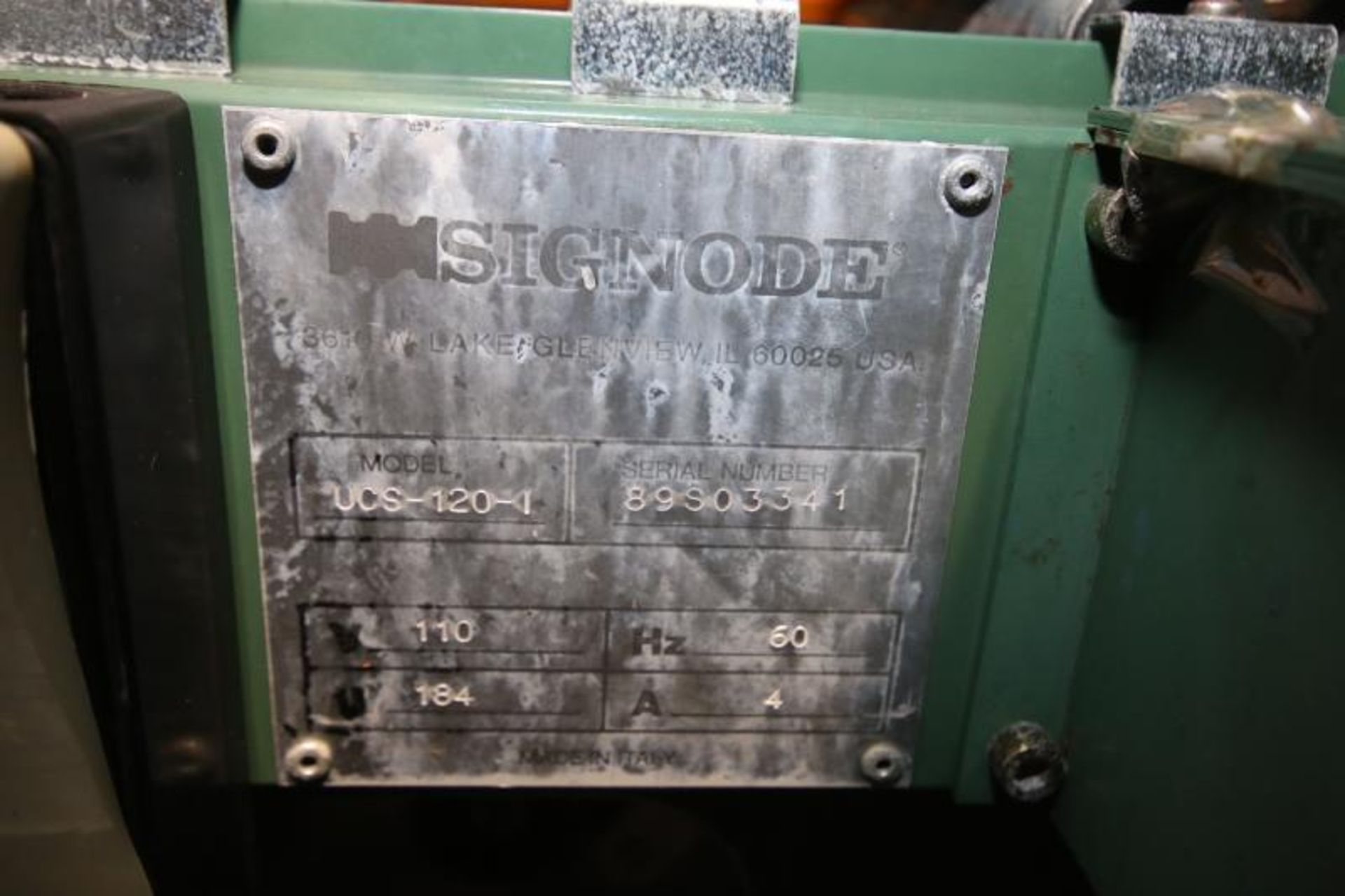 Signode Adjustable Case Sealer, Model UGS - 120 - 1, SN 89S03341, 110V(INV#65762) (Located at the - Image 2 of 2