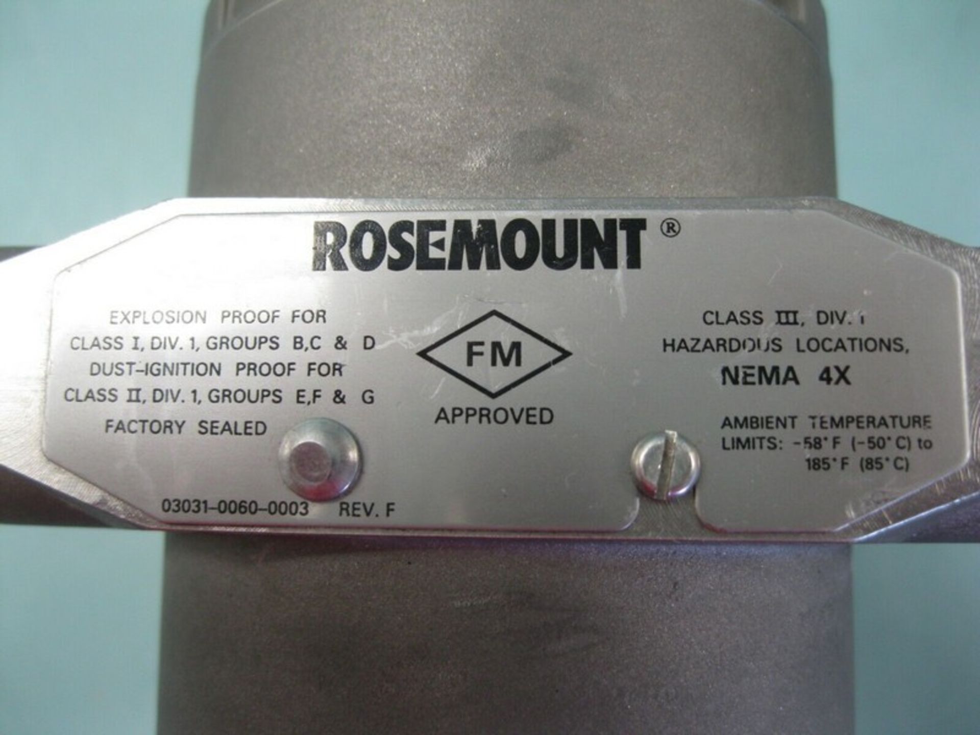 Rosemount 3051 CD 4A 22A1JB4E5M6L5 Hart Pressure Transmitter (Located Springfield, NH)(Handling - Image 7 of 7