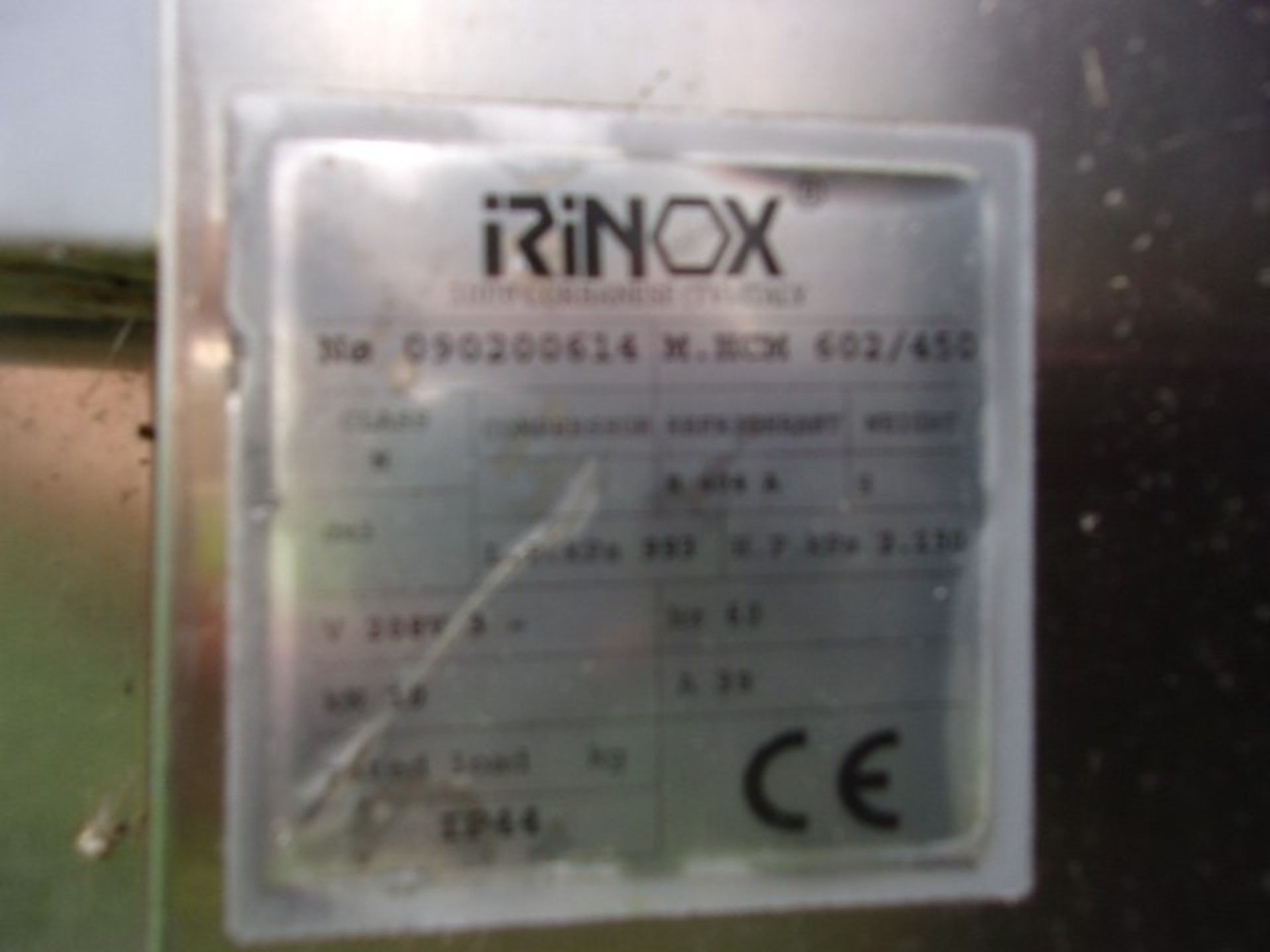 Irinox 4-Cart Capacity Aprox. 12 ft. L x 5 ft. W x 7 ft. 4" H Blast Chiller, Model HCM 602/450( - Image 8 of 8