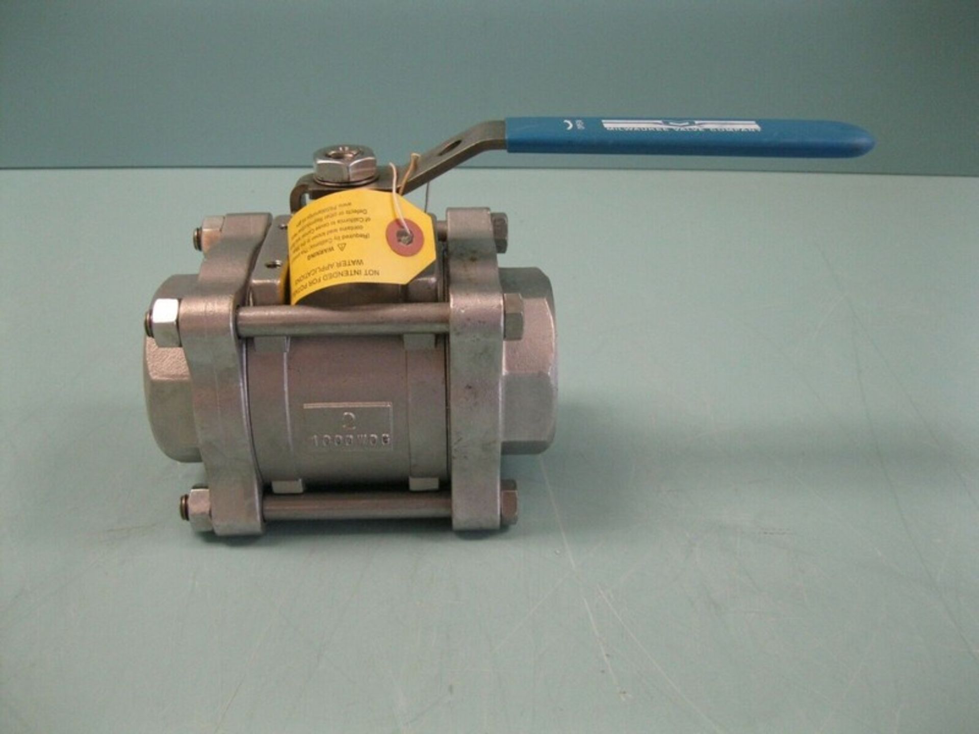 Lot (6) 2" Milwaukee 1000# WOG SW SS Full Port 30SS1F-02 Ball Valve NEW (Located Springfield, NH)( - Image 2 of 7