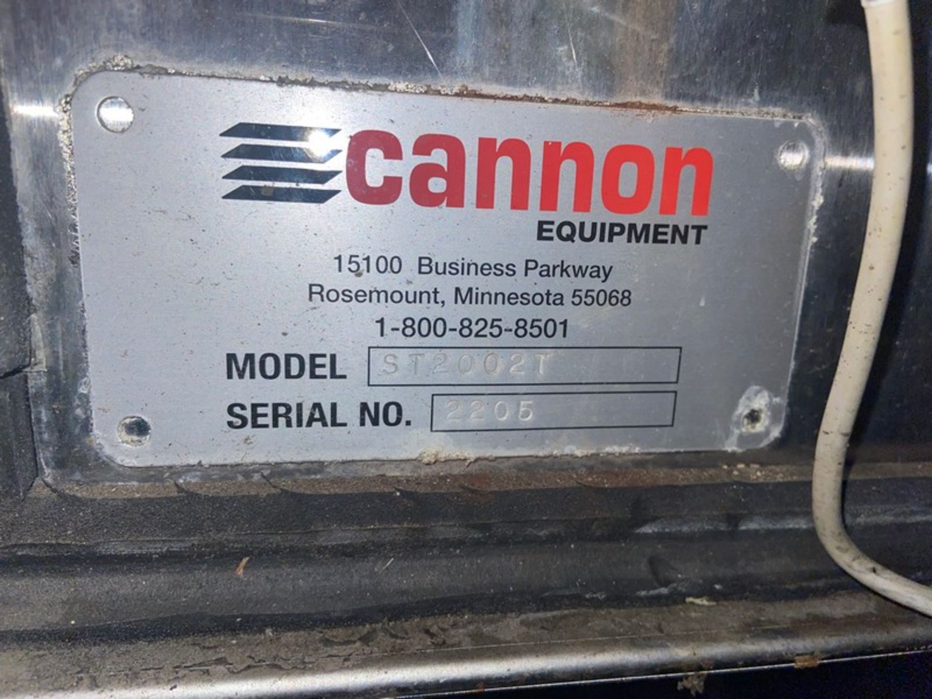 Cannon S/S Case Stacker, M/N ST2002T, S/N 2205, with Allen-Bradley MicroLogix 1200 (Stacker 61)( - Image 3 of 8