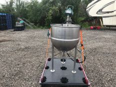 Groen 40 Gal. Kettle with Lightening Air Mixer (Rigging Fee $125) (Located Union Grove, WI)