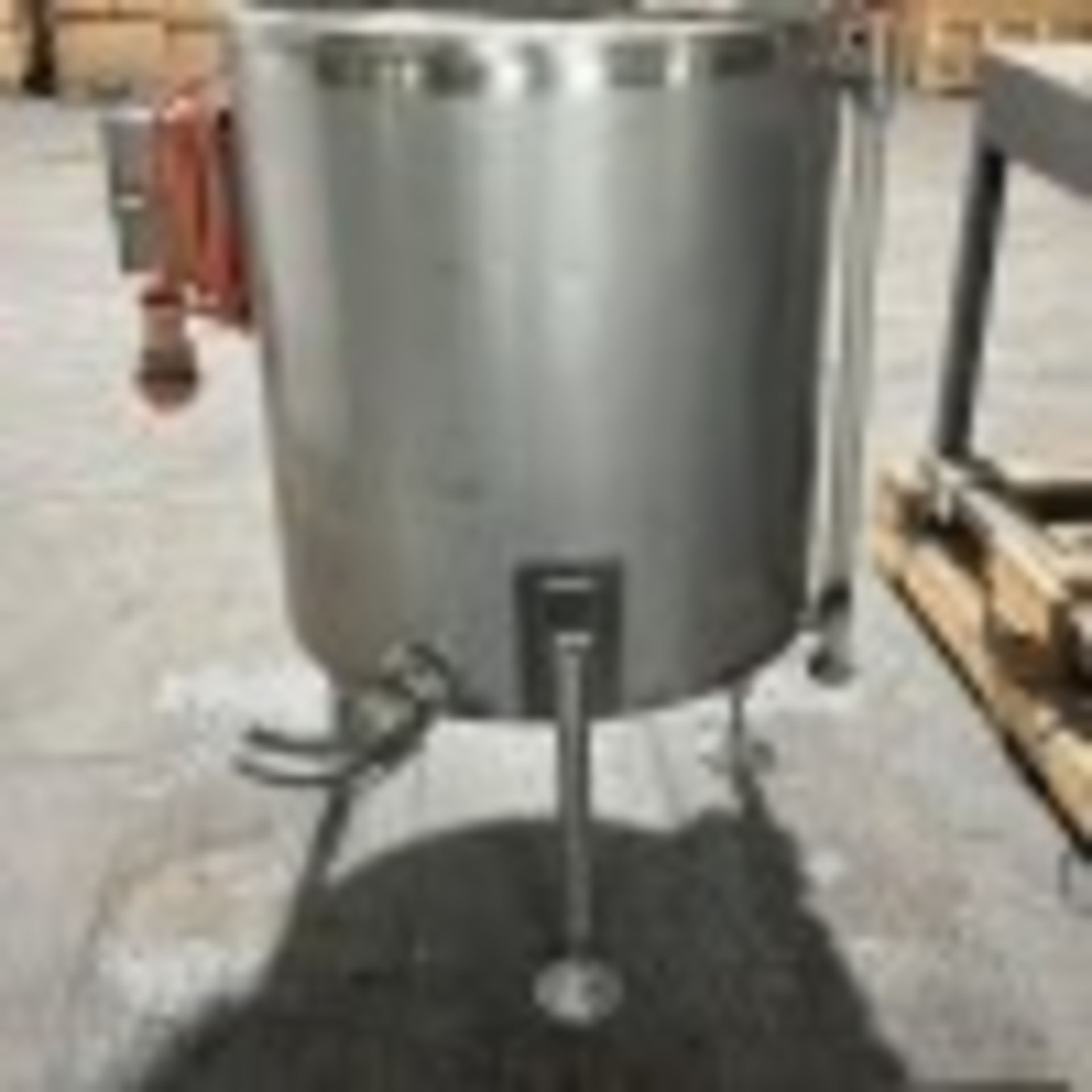 Aprox. 175 Gal. Jacketed Agitated Slurry Mixer, S/N QC001-2011, S/S Construction, Very Good - Image 3 of 4
