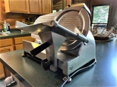 Globe Chefmate S/S Sanitary Meat Slicer, Model GC10 Chefmate, S/N 101043, All S/S Construction, Dual