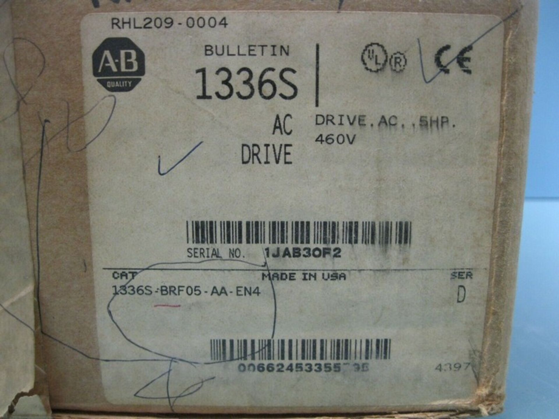 Allen-Bradley 1336S-BRF05 Adjustable Frequency 0.5 HP AC Drive (Located Springfield, NH)(Handling - Image 8 of 9