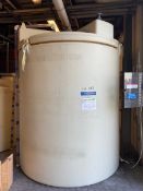 PolyProcessing 2,500 Gal. Vertical Poly Tank (LOCATED IN LOS ANGELES, CA) (RIGGING, LOADING, SITE