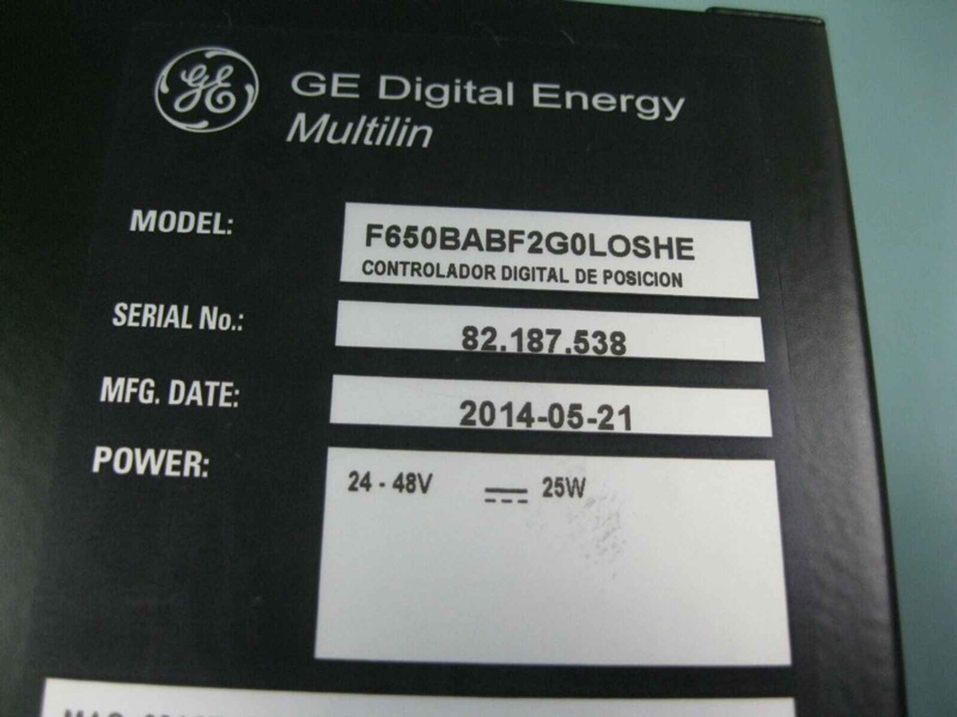 Lot of (3) GE Multilin F650 BABF2G0LOSHE Bay Controller (Located Springfield, NH)(Handling Fee $ - Image 5 of 6