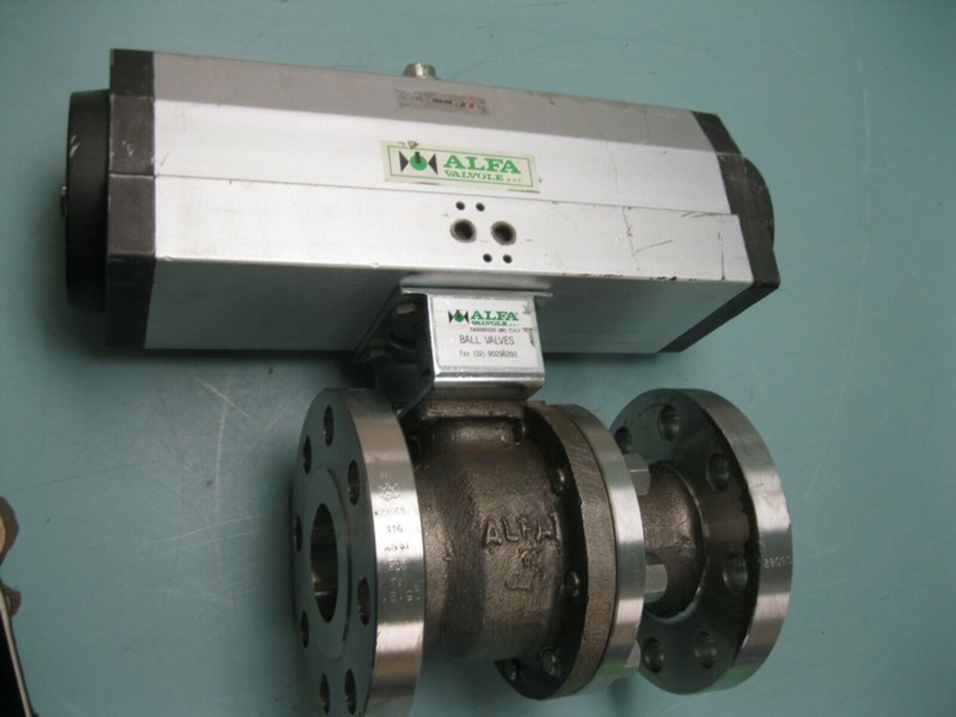 2-1/2" 300# Alfa Valvole SS Actuated Ball Valve (Located Springfield, NH)(Handling Fee $50) (NOTE: