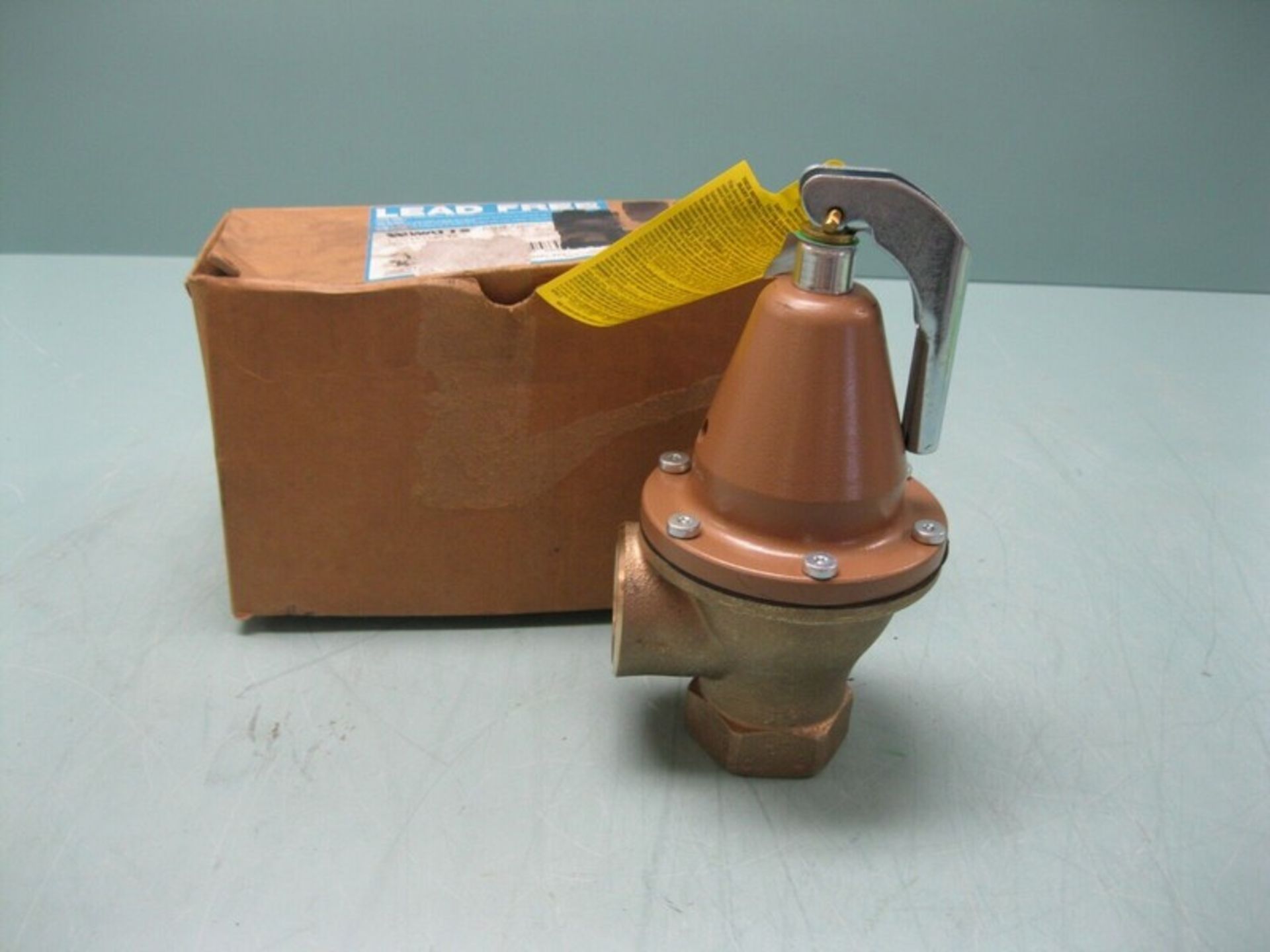 Lot (3) 1-1/2" NPT Watts LF-174A-75 Pressure Safety Relief Valve NEW (Located Springfield, NH)( - Image 2 of 4