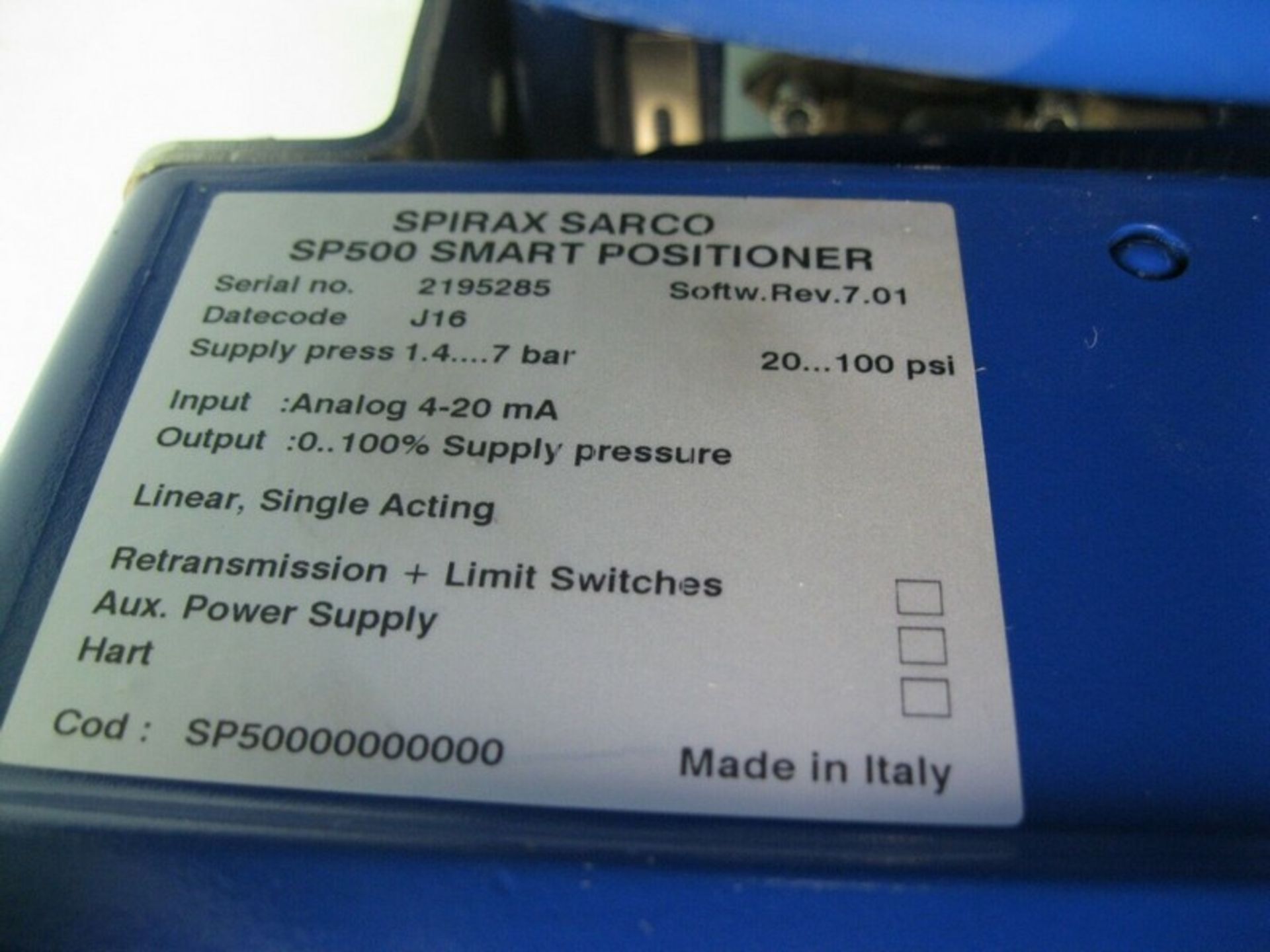1/2" 300# Spirax Sarco KEA43 Spira-Trol WCB Control Valve NEW (Located Springfield, NH)(Handling Fee - Image 6 of 10