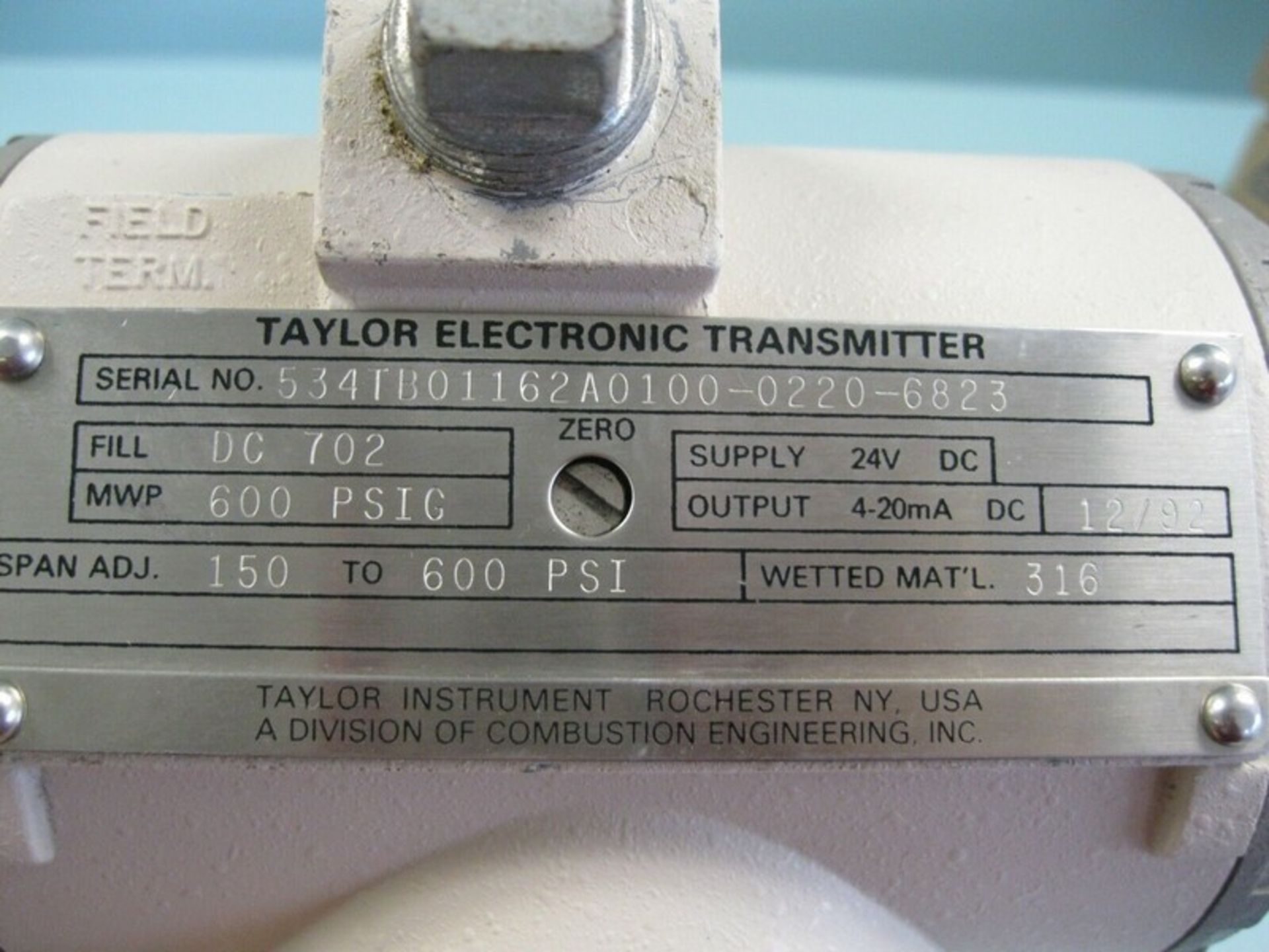 Lot (2) Taylor 534T Electronic Transmitter (Located Springfield, NH)(Handling Fee $25) (NOTE: - Image 6 of 6