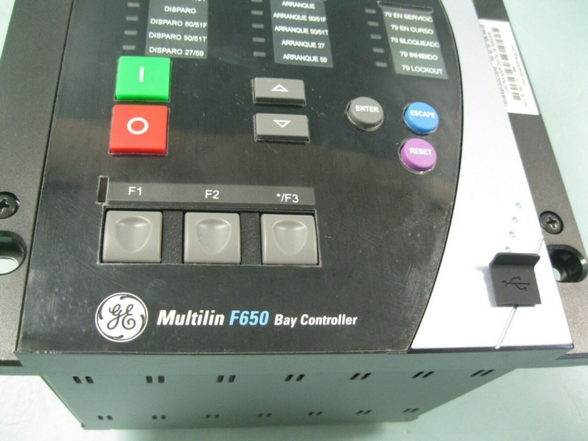 Lot of (3) GE Multilin F650 BABF2G0LOSHE Bay Controller (Located Springfield, NH)(Handling Fee $