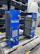 (1) lot of 3 Mueller plate exchangers (1) Model AT4F-20 150 psi. (2) Model AT4C-20 75 psi. (EX #