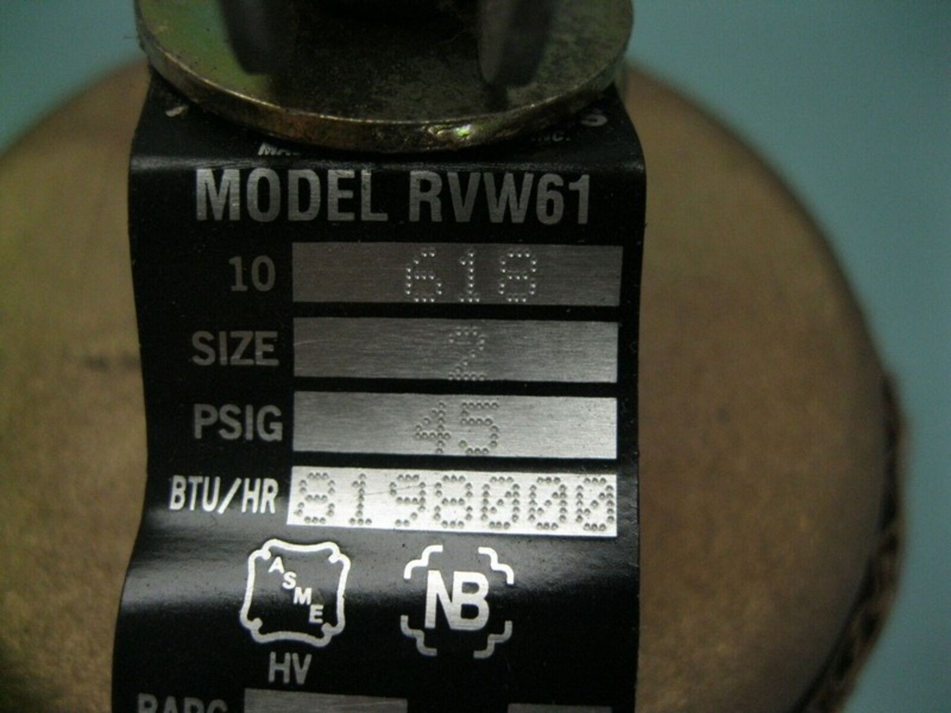 2" x 2-1/2" Apollo RVW61-245 10-618 Bronze Hot Water Relief Valve (Located Springfield, NH)(Handling - Image 3 of 5