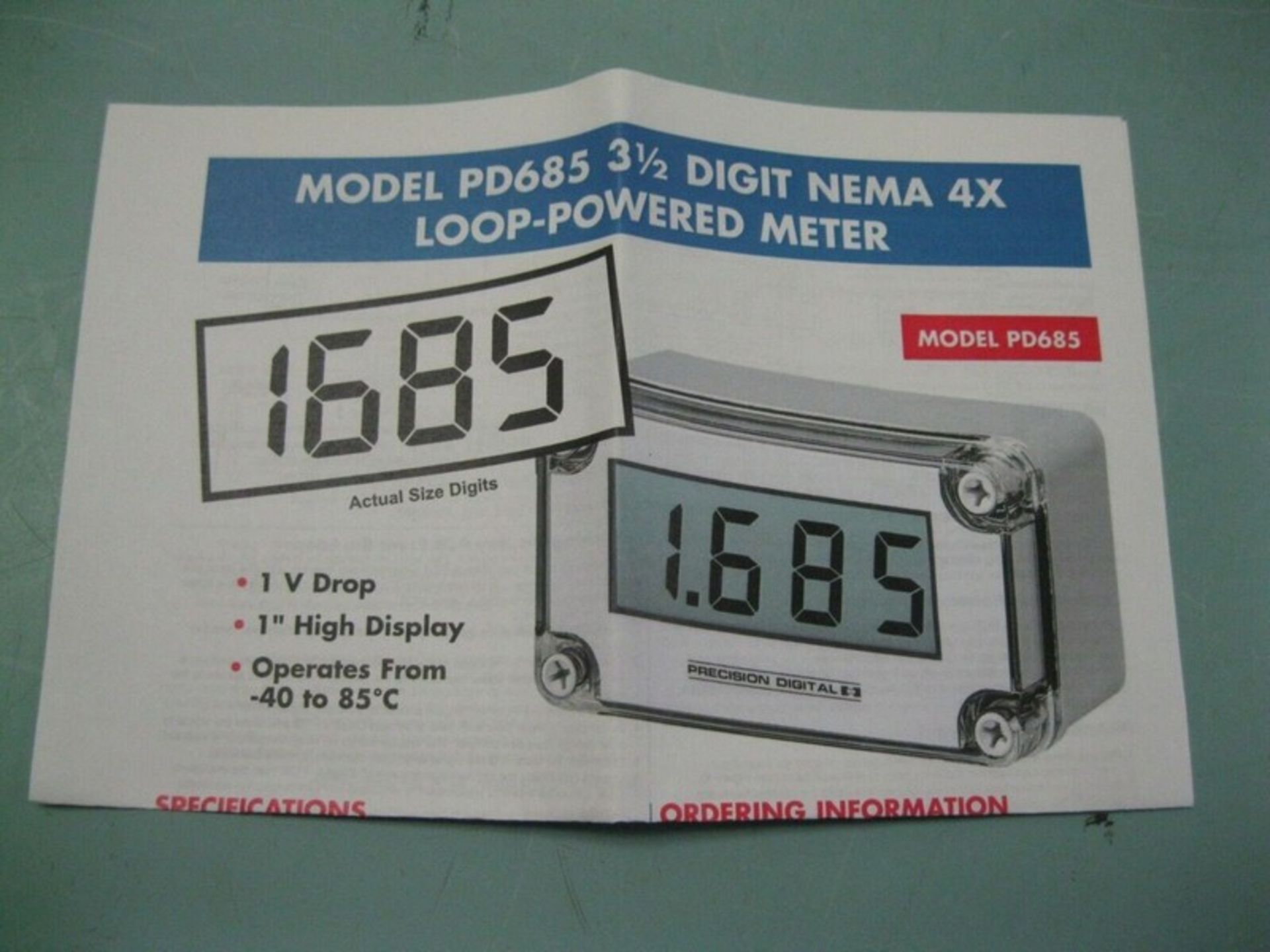 Lot (12) Precision Digital PD685-Y Loop Powered Digital Panel Meter NEW (Located Springfield, NH)( - Image 2 of 5