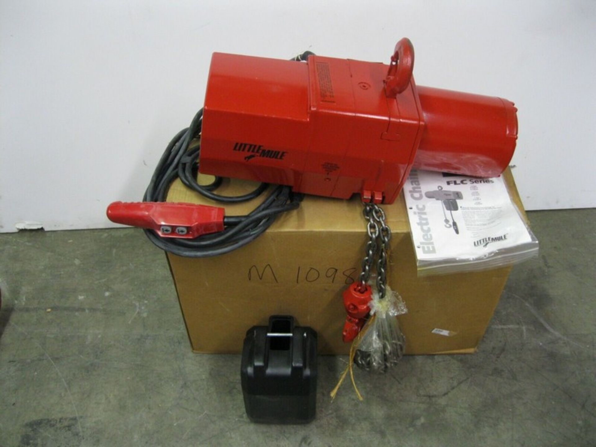 Coffing Little Mule FLC Series Chain Hoist 1/4 Ton Rated 1/2 HP NEW (Located Springfield, NH)(