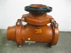 Lot (2) 6" x 6" Victaulic 731-I Suction Diffuser DI Grooved End NEW (Located Springfield, NH)(