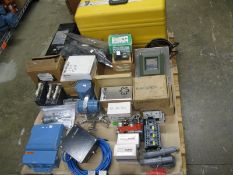 Pallet of Fisher Rosemount, Foxboro, Yokogawa, Mitsubishi, etc (Located Springfield, NH)(Handling