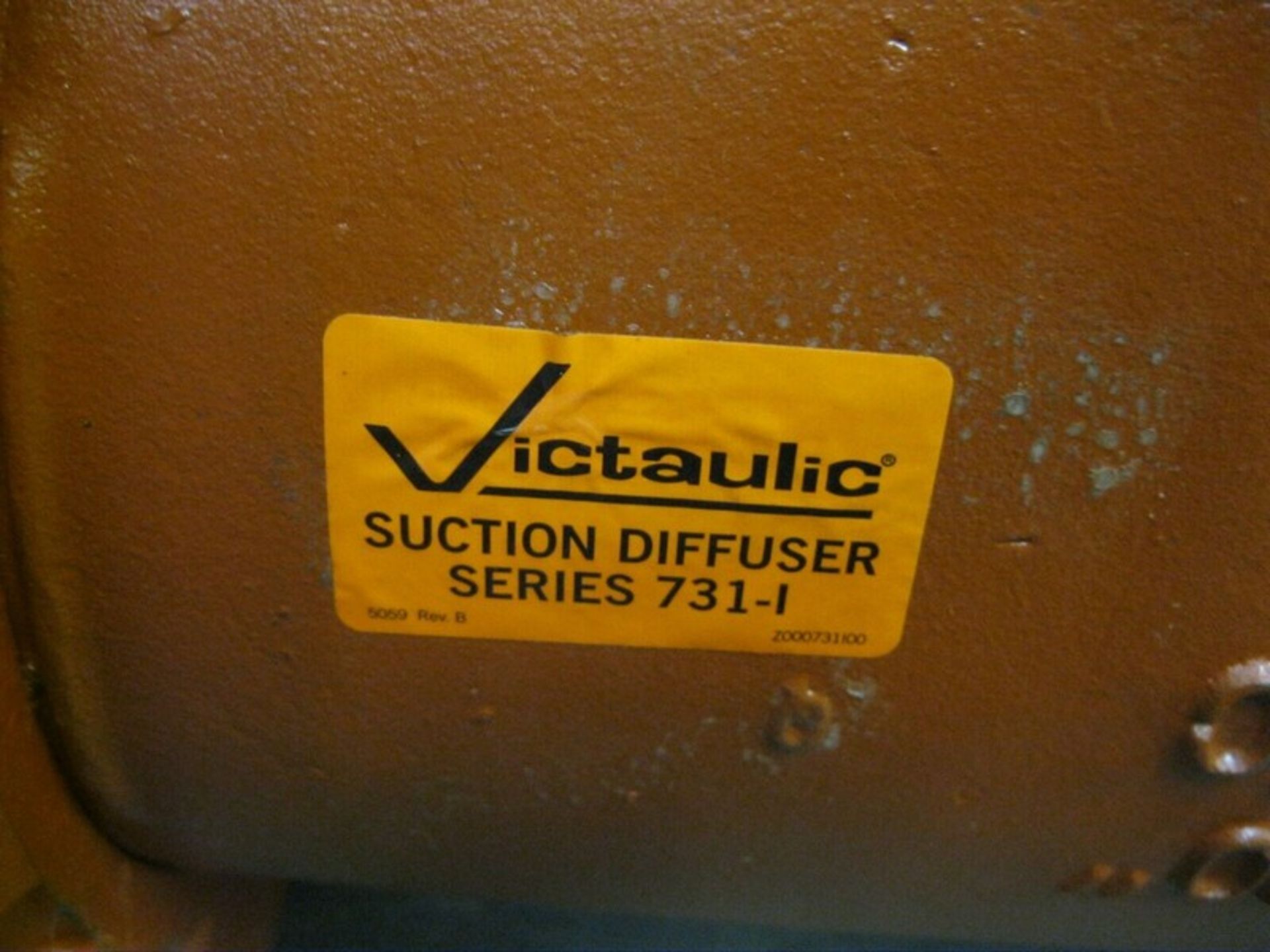 Lot (2) 8" x 8" Victaulic 731 & 731-I Suction Diffuser DI Grooved End NEW (Located Springfield, - Image 8 of 10