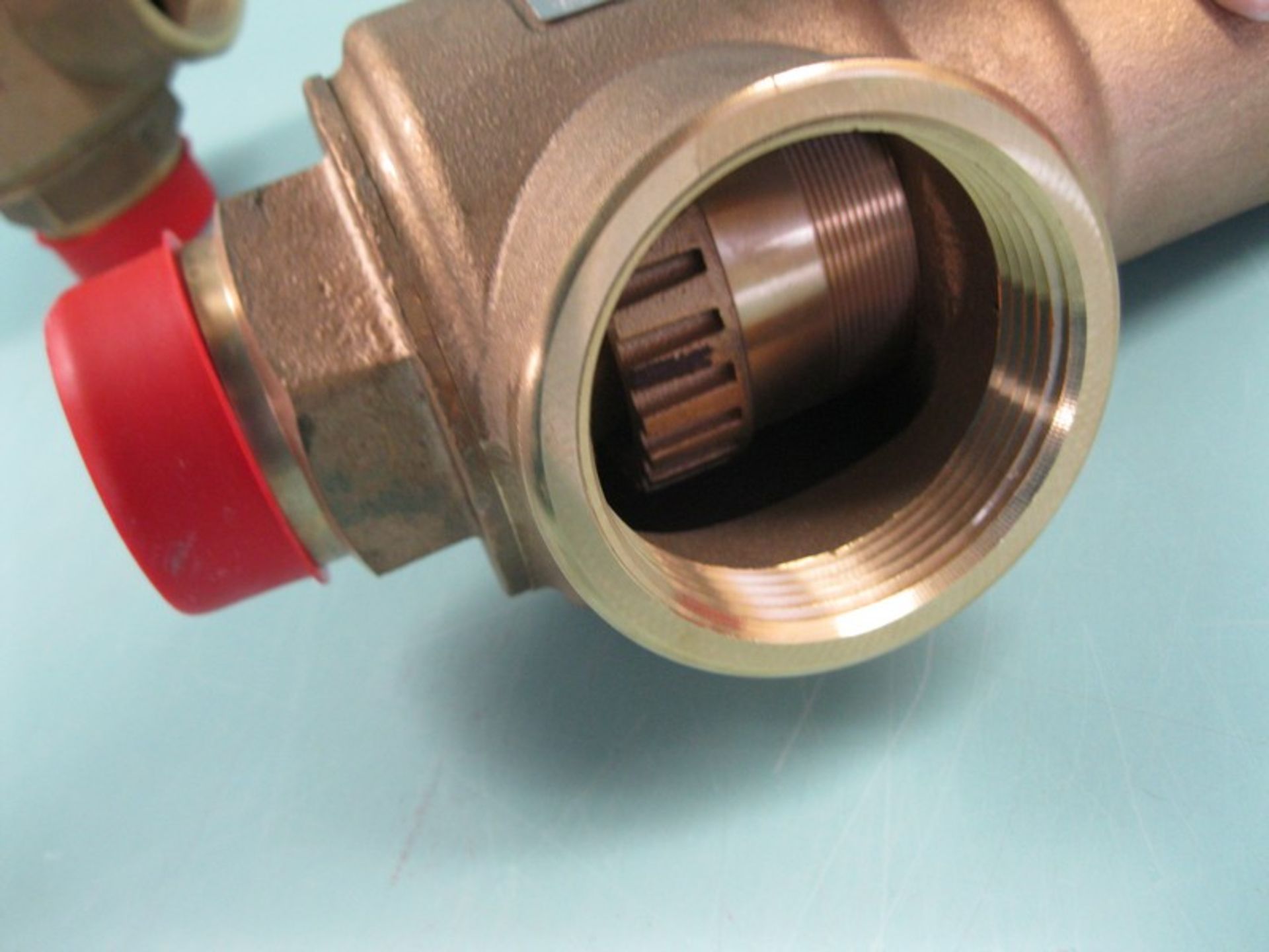 Lot (2) 2" x 2-1/2" Spirax Sarco 570JHML Bronze Pressure Relief Valve (Located Springfield, NH)( - Image 2 of 3