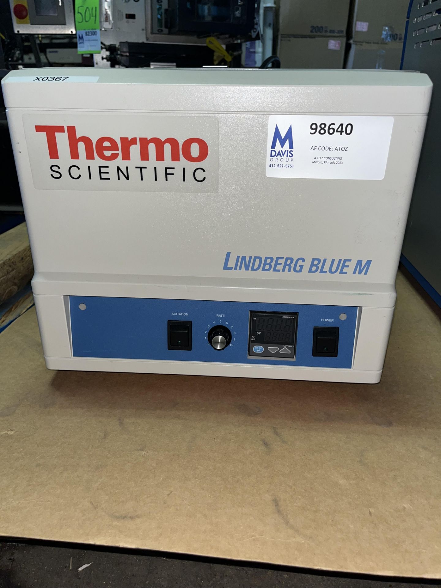 Thermo Scientific Lindberg Blue Water Bath Thermo Scientific Lindberg Blue M Ciruclating Water