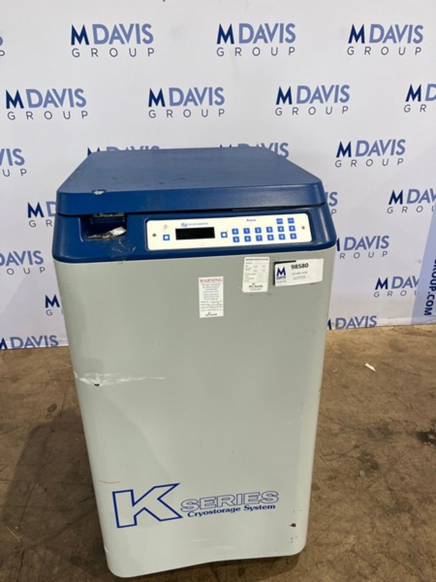 Taylor Wharton K Series 10K Cryo Nitrogen Storage Taylor Wharton K Series 10K Cryo Nitrogen