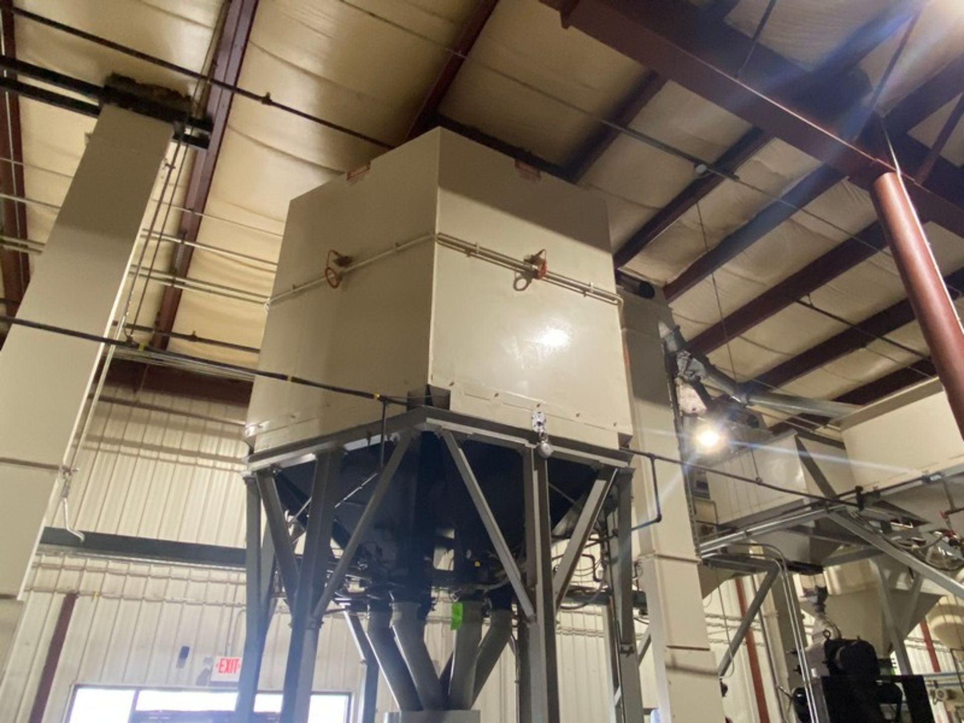 6-Station Distribution Bin, with Air Outlet Valves, Mounted On Steel Legs (LOCATED IN ONEONTA, N.Y.) - Image 2 of 9