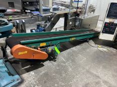 (2) Straight Case Conveyors, with Rubber Conveyor Belt (LOCATED IN ONEONTA, N.Y.)