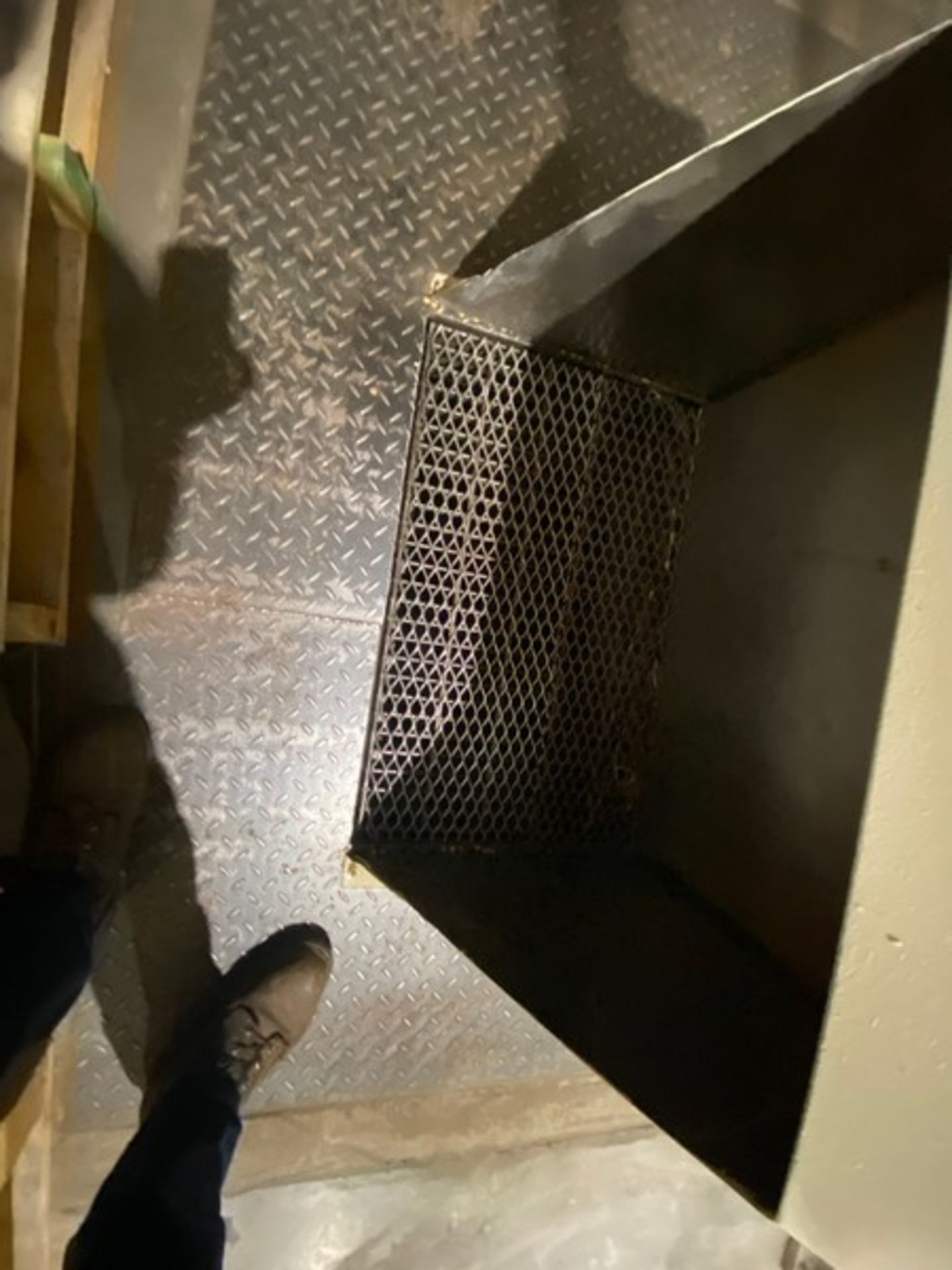Dump Bin, with Vertical Bucket Elevator, with Motor On Top (NOTE: Bin Installed In Floor) (LOCATED - Image 6 of 6