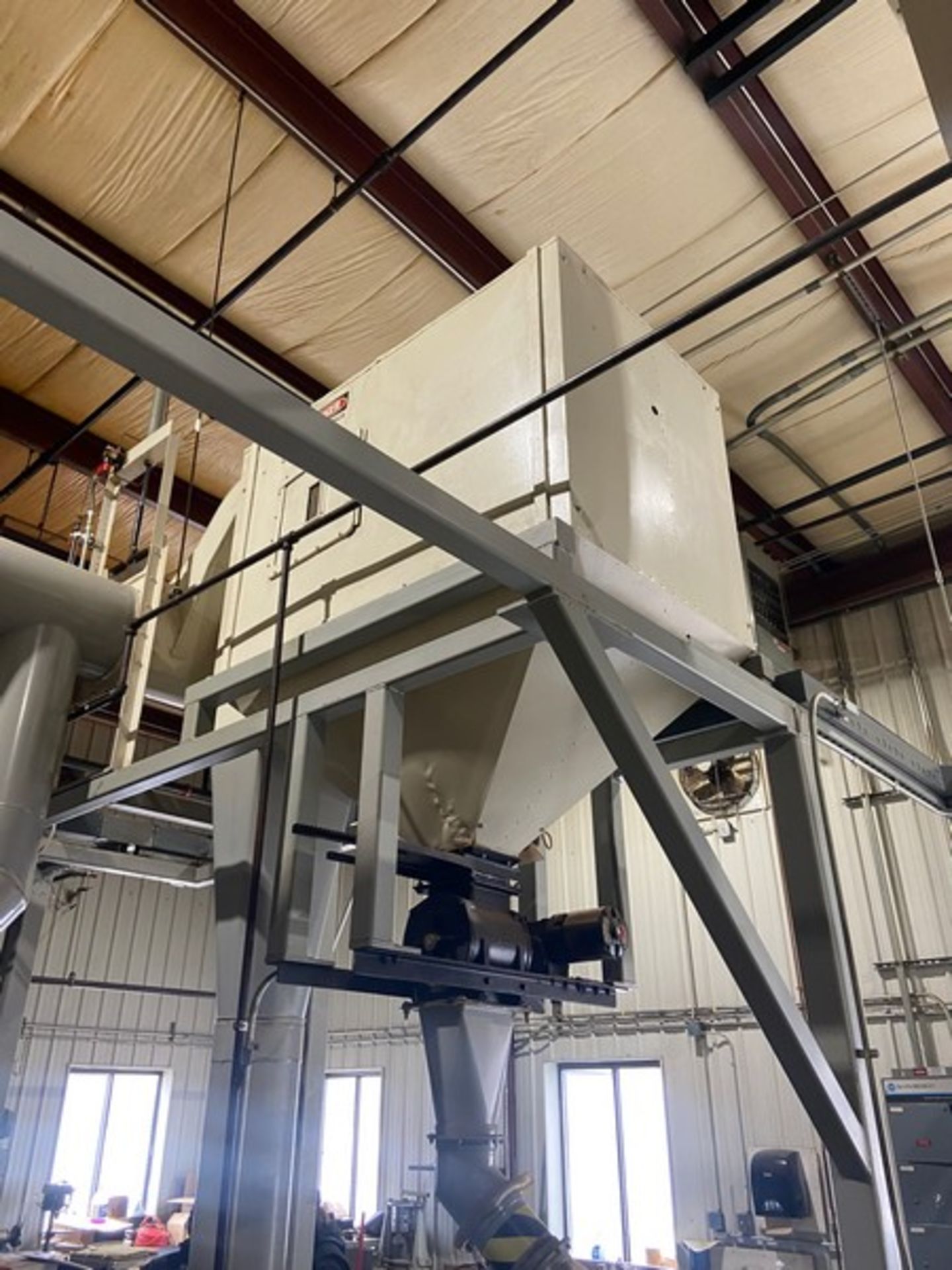 Dump Bin, with Vertical Bucket Elevator, with Motor On Top (NOTE: Bin Installed In Floor) (LOCATED - Image 5 of 6