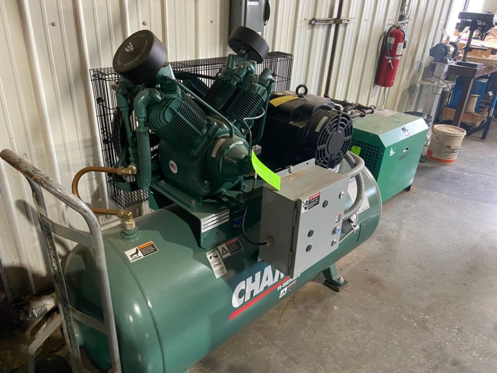 Champion 15 hp Air Compressor, M/N HR15F-12, with SpeedAire Air Dryer (LOCATED IN ONEONTA, N.Y.) - Image 2 of 4