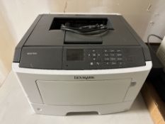 (2) Lexmark MS510dn Laser Printer (LOCATED IN MIDDLETOWN, N.Y.)-FOR PACKAGING & SHIPPING QUOTE,