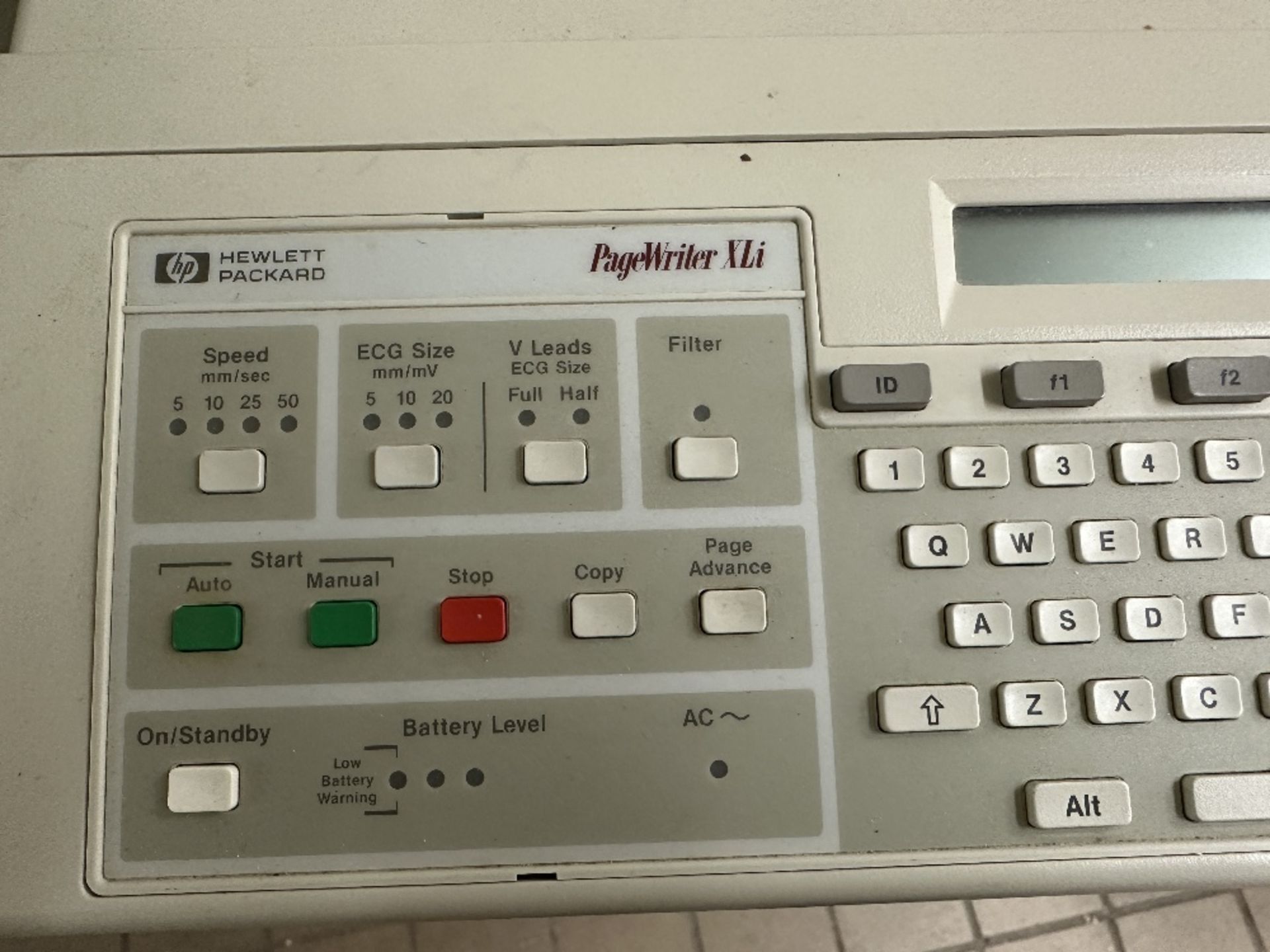 HP Pagewriter Xli Real-Time EKG Cardiograph (LOCATED IN MIDDLETOWN, N.Y.)-FOR PACKAGING & SHIPPING - Image 2 of 3